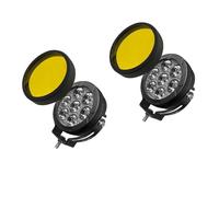 Proyector Moto Foco LED De Trabajo Antiniebla 4,5 Pulgadas Y 120 W Alto Brillo para Exploradores Vehículos Todoterreno 4x4 Reflector Bicolor Faro Motocicleta(2Piece)