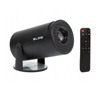 Proyector portátil BLOW, 250 ANSI Cinema, Negro | Wi-Fi 2,4/5 GHz, Bluetooth, HDMI, USB y AV, imagen de 40 a 130", corrección trapezoidal, altavoz de 3 W