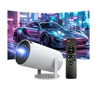 Proyector Portátil con Android 13, 2025 Actualizado 4k 1080P Full HD Soporte, Mini Portatil WiFi 6 BT 5.3, Proyector Cine en Casa para TV Stick/HDMI/USB/Laptop/Phone