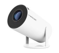 Proyector Portátil con Android 14, Mini Proyector 4k 1080P Full HD Soporte 200ANSI 8000L, Videoproyector WiFi 5G BT 5.4, Cine Projector 180 ° Se Puede Girar para TV Stick