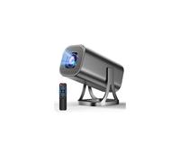 Proyector Portátil con WiFi 6 Bluetooth 5.4, 1080P Soporte 4K, Mini Portable Proyector 270°Rotation, Auto Keystone, Zoom Ajustable, Compatibile con HDMI/USB/Laptop/TV Stick/Teléfono