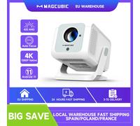 Proyector portátil Magcubic HY310X 4K 420ANSI WiFi 6 enfoque automático Android 11 compatible con proyector Full HD 1080P cine en casa al aire libre HY310X
