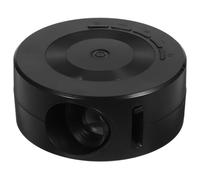 Proyector Portátil Mini Altavoz, Resolución 320x180p, Negro | Duplicación de Pantalla desde Teléfono, Conexión por Cable Sencilla, Compatible Paredes y Tabletas