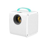 Proyector Portátil Mini Dispositivo de Proyección en Espacios Pequeños con Lente Frontal Cuerpo Compacto Adecuado para Casa Apartamentos Oficinas, Color to 1, Versión Android