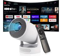 Proyector Portatil, Mini Proyector con Altavoces de 5W,WiFi 6 Bluetooth 5.4, Android 11,Support 4K y Auto Keystone, 180° Rotable Projector Compatibile con HDMI/TV Stick/Laptop