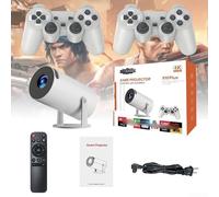 Proyector portátil para juegos P30MAX 1280 x 720P con conectividad WiFi dual para una experiencia de transmisión y juego sin problemas (GB)