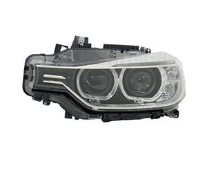 Proyector principal Bi-Xenón s/ECU s/lámparas izq.