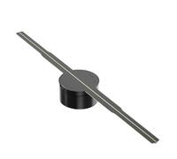 Proyector publicitario 3D, Reproductor de lámpara holográfica con señal LED WiFi, Pantalla publicitaria remota, luz holográfica 3D con Logotipo Alto Brillo