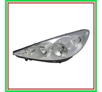 Proyector Siniestro H1-H1 Eléctrico Cromato-Con Motor Peugeot 206 Plus- (Año 20