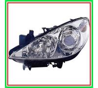 Proyector Siniestro H1-H7 Eléctrico Con Motor Peugeot 307-(Año 2005-2009)