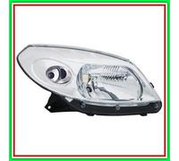 Proyector Siniestro H4 Eléctrico Cromato-Con Motor-Con Cables Dacia...