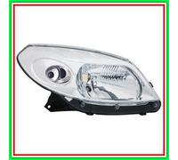 Proyector Siniestro H4 Eléctrico Cromato-Con Motor-Con Cables Dacia Sandero- ...