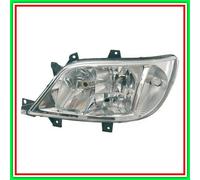 Proyector Siniestro Mod H3-H7-H7 E Eléctrico 08-02 En Luego Mercedes Sprinter...