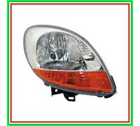 Proyector Siniestro Mod H4 Eléctrico-Cromato-Luz Naranja-Sin Motor Renault