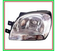 Proyector Siniestro Mod H4 Eléctrico Kia Sportage- (Año 2005-2008)