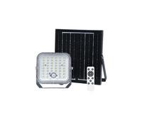 Proyector Solar LED Pamol con Sensor de Movimiento y crepuscular 8W 6500K IP65 Negro