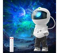 Proyector Star, proyector de Astronauta Starry Night Light Projector con Nebulosa y Control Remoto, Lámpara de proyección de Techo de luz del proyector Espacial para Adultos y Adultos