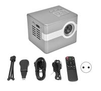 Proyector Torvex, C50 Mini Proyector DLP Proyector de Video Multimedia portátil con Control Remoto para computadora portátil TV Cine en Casa