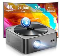 Proyector ULTIMA 5G WiFi Bluetooth 700ANSI Lumen 4K Supporto, Full HD 1080P Nativo con Auto Focus/Keystone, Proyectores para iOS Android Phone/TV Stick/Laptop