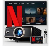 Proyector Unicview Dess C5 Pro, [Google TV y 2500 ANSI], Innovador Sistema de Auto elevación motorizado, HDR, Certificado Google TV, Soporte 4K con WiFi 6 y Bluetooth, Enfoque y Keystone automáticos