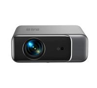 Proyector video 1080P proyector 500 ANSI con 6 y enfoque automático/6D Keystone 4K apoyado (D como se muestra) pequeño regalo