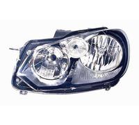 Proyector Volkswagen Golf Desde 2008 Derecho H7+H15 Parabola Negra Versión Hella