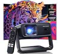 Proyector WiFi Bluetooth 4K Proyector, mini proyectores portátiles inteligentes 1080P Full HD