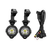 Proyectores LED Moto Para BMW Para F700GS Para F650 K1600 Luces Auxiliares Universales Conducción Faro Delantero Lámpara Antiniebla Impermeable Lámparas Antiniebla(Light and WIRE)