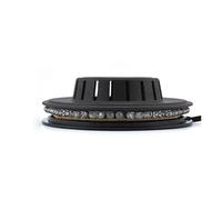 Proyectores para exteriores, Iluminación de girasol 8 W for discoteca, pared, escenario, barra, sonido fondo for DJ, mini 48 LED - Espectáculo luces(Nero)
