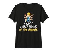 Proyectos de Garaje Humor DIY Herramientas Fin de Semana Camiseta Premium