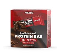 Prozis 6 x Protein Snack 30 g Chocolate belga ¡Ponte En Forma! 28%* Protein Fomenta El Crecimiento Muscular Sin Conservantes, Colorantes Artificiales