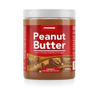 Prozis Caramelised Pecan Peanut Butter 1000 g Crujiente Alto en proteínas, Kosher, Rico en fibra, Halal, Producto orgánico, Rico en magnesio, Vegano,