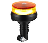 PROZOR Faro Giratorio LED Tractor Rotativo Luz Emergencia Estroboscópica | Baliza luminosa destellante IP67, pirulo certificado E-Mark, 36 LEDs estroboscópicos 360°, enchufe mechero, 12-24V camión