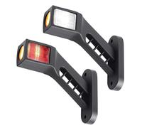 PROZOR Luces LED Camión 12V 24V Impermeables IP65 Luces Laterales y de Posición con E-Mark Luces Marcador Lateral y Señalización 3 colores 2pcs Luces LED para Remolque Tráiler Caravana y Furgoneta