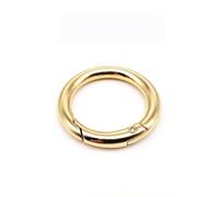 PRPRP Gancho de clip de aleación de zinc con resorte metálico for bolsos, cinturones y equipaje (1 unidad)(Light Gold,38mm)