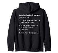 Prpuesta Quieres Ser Mi Madrina de Confirmación Definición Sudadera con Capucha