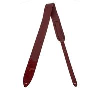 PRS Correa para guitarra, de cuero premium, 5 cm, con pájaros bordados, borgoña (ACC-3167)