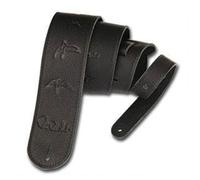 PRS PS-ACC-3119 - Correa para guitarra (piel, con pájaros PRS), color negro