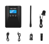 Prterver 0.2W 200mW Transmisor Portátil de Radio FM Profesional 76-108MHz Transmisor Ajustable