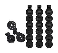 Prterver 100 Piezas de Tela para Sombra, EmpuñAdura Bloqueo Resistente,Tela de Sombra ExtraíBle y Reutilizable, Clips de PláStico, Abrazadera de FijacióN de Tela de Sombra para Invernadero