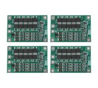 Prterver 4X 3S 40A para Destornillador 12V Li-Ion 18650 Pcm Tablero de ProteccióN de La BateríA Pcm con Equilibrio MóDulo de Paquete de Celda de BateríA Liion