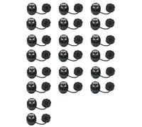 Prterver Acoplador de Montaje en Panel RJ45 de 20 Piezas, Conector Pasante LAN Ethernet de Montaje en Panel Industrial Blindado IP68 para CAT6/CAT5E/CAT5