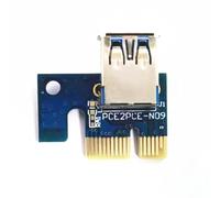Prterver Adaptador de Tarjeta Gráfica PCI-e Adaptador PCIe 1X A USB 3.0 Adaptador Extensor PCIe 1X A 16X para Tarjeta Gráfica