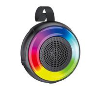 Prterver Altavoz Bluetooth Inalámbrico Mini Portátil RGB Colorido Subwoofer Sonido Envolvente Altavoz para PC Teléfono TV Tarjeta TF