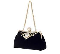 Prterver Bolso De Perlas De Diamantes De Época De Cristal De La Vendimia Bolso De Noche Bolso Del Embrague De La Boda Del Banquete De Boda Novia (