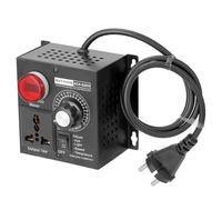 Prterver Controlador de Voltaje Variable Compacto de 4000 W. Regulador de Voltaje SCR Portátil para Ajuste Rápido de Temperatura. Enchufe Europeo.