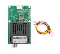 Prterver Convertidor de Fibra Monomodo FC/UPC TX 1310 NM, 1 Canal de Vídeo + UART, TTL y SBUS A Controlador Óptico, 0-20 Km