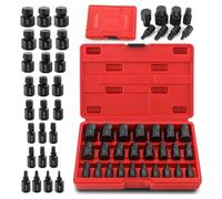 Prterver Extractor de Tapa de Tornillo de Perno de Cabeza de 25 Piezas, Juego de Extractor de Perno Dañado para Quitar Pernos Prisioneros Rotos Tornillos de Casquillo