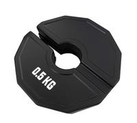Prterver Gimnasio Micro-Plates Dumbbell Fractional Weight Disc Rubber Fractional Weight Discs Add-On Change Negro 0.5kg