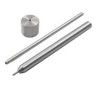 Prterver Herramienta para Perforar Ojales, Perforadora Hueca de 2 mm (Incluye Base y) para Manualidades de, Cortinas de Tela y Bricolaje.